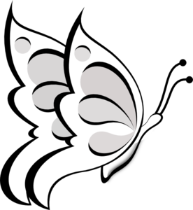 Clipart butterfly outline free - ClipartFox