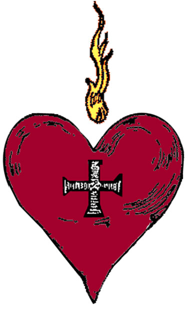 Two Hearts Design - Two Hearts of Jesus and Mary Clipart