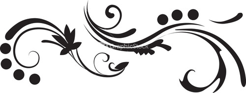 Vector Floral Curl