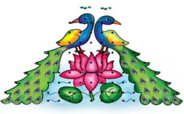 25 Best Peacock Rangoli Designs | Styles At Life