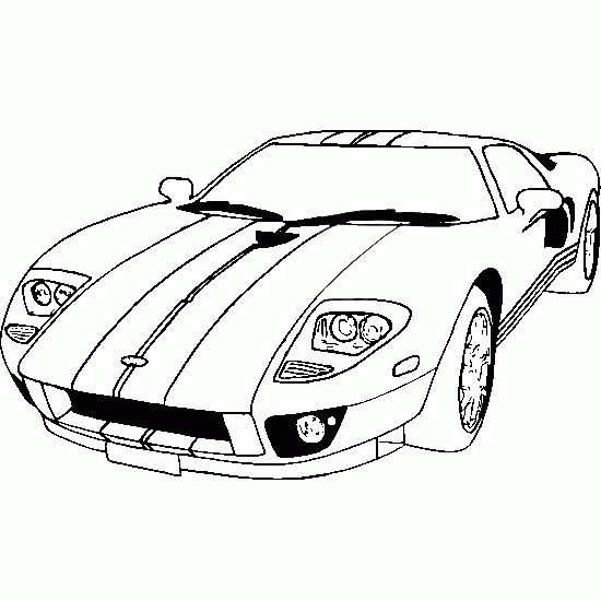 Race Car Outline
