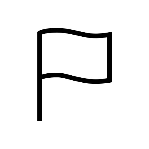 flag outline icon | iconshow