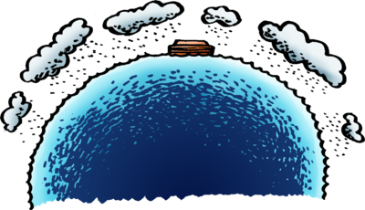 Image: The Whole World Flooded With The Art Floating ontop | Noahs ...