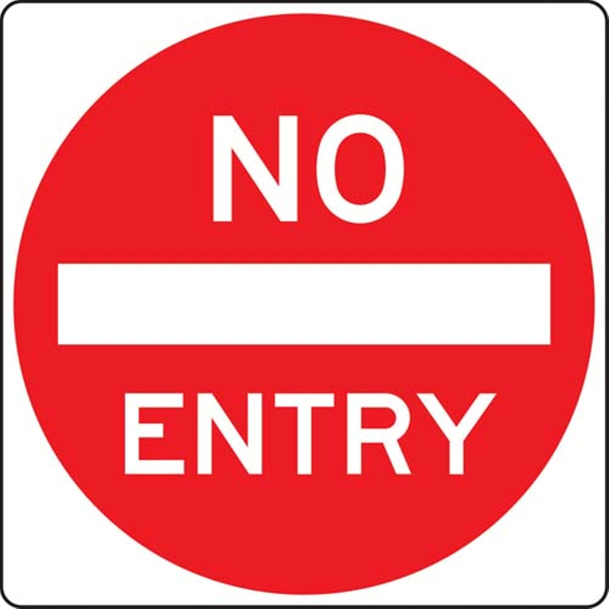 Free Printable No Entry Sign - Free Printable Templates