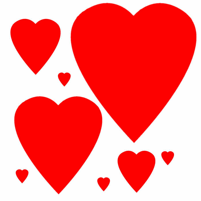 Free Valentine Hearts Clipart, 5 pages of Public Domain Clip Art