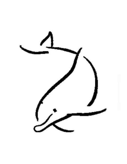 Dolphin Outline - Clipartion.com