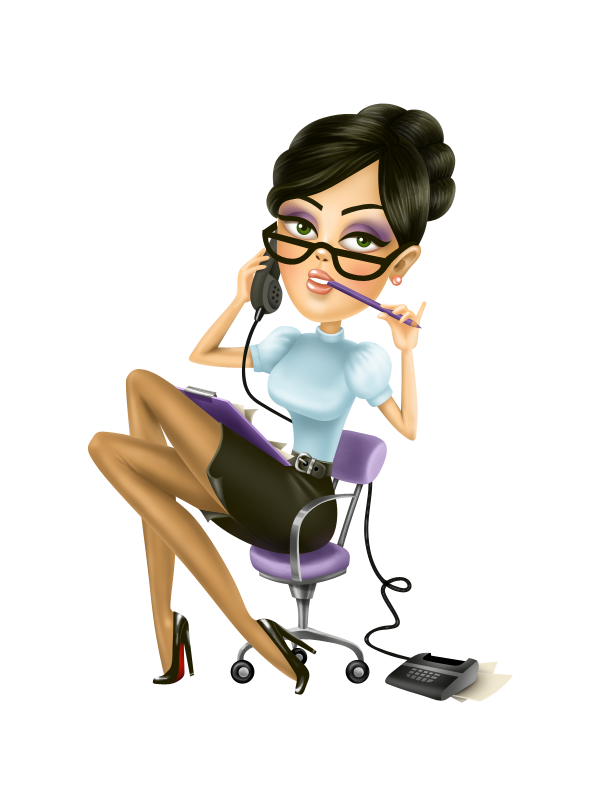 Secretary icon design - Icons Find