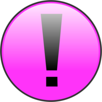 Exclamation mark - vector Clip Art