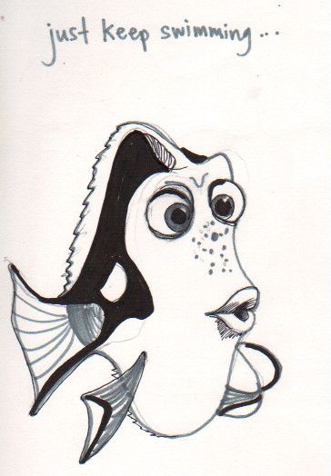 finding nemo sketch | Recent Artwork by Jessie Dodington