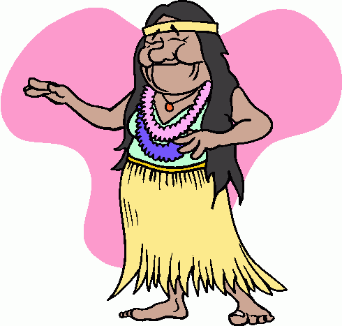 animated hula dancer clip art