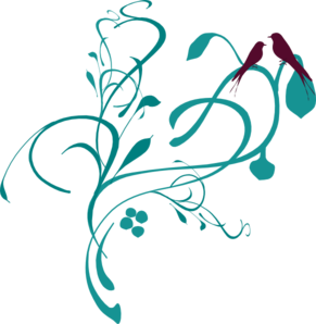Birds On A Vine clip art - vector clip art online, royalty free ...