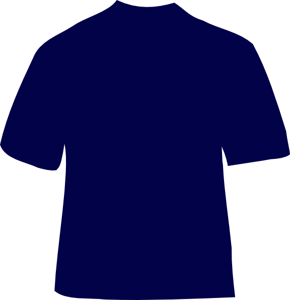 Blue T Shirt Template - ClipArt Best