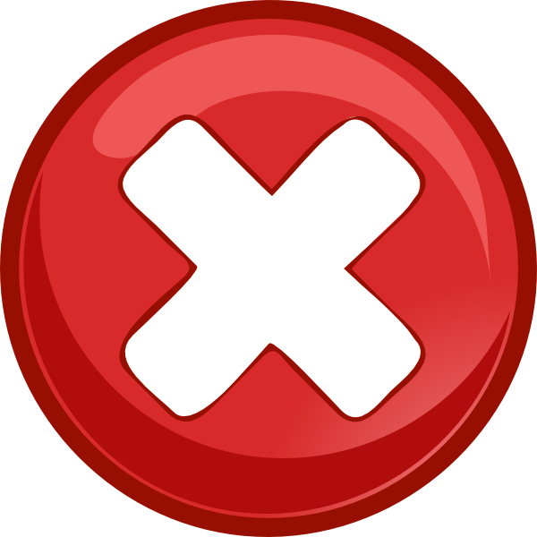 X Mark Clip Art - vector clip art online, royalty ...