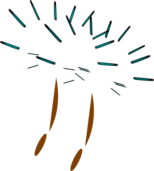 Dandelion Seed Flying clip art - vector clip art online, royalty ...