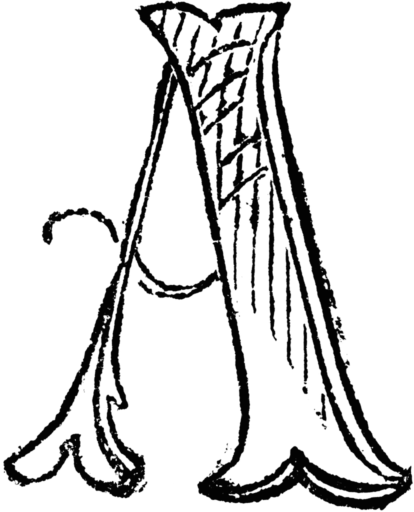 Decorative Letter A | ClipArt ETC