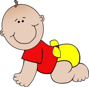 Red Baby clip art - vector clip art online, royalty free & public ...