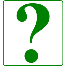 Green question mark 8 icon - Free green question mark icons