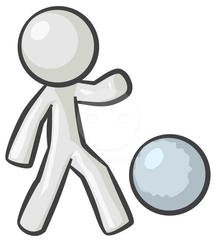 Kickball ball clipart image #25818