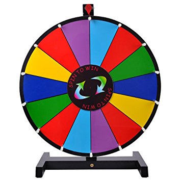 Amazon.com : 18-inch Round Tabletop Color Dry Erase Spinning Board ...