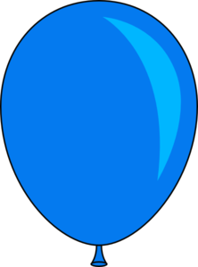 Single balloon clipart png