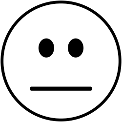 Straight Face Rubber Stamp - Simply Stamps