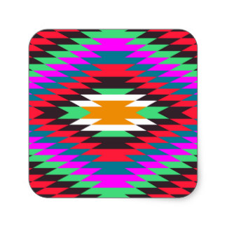 Ethnic Motifs Stickers | Zazzle
