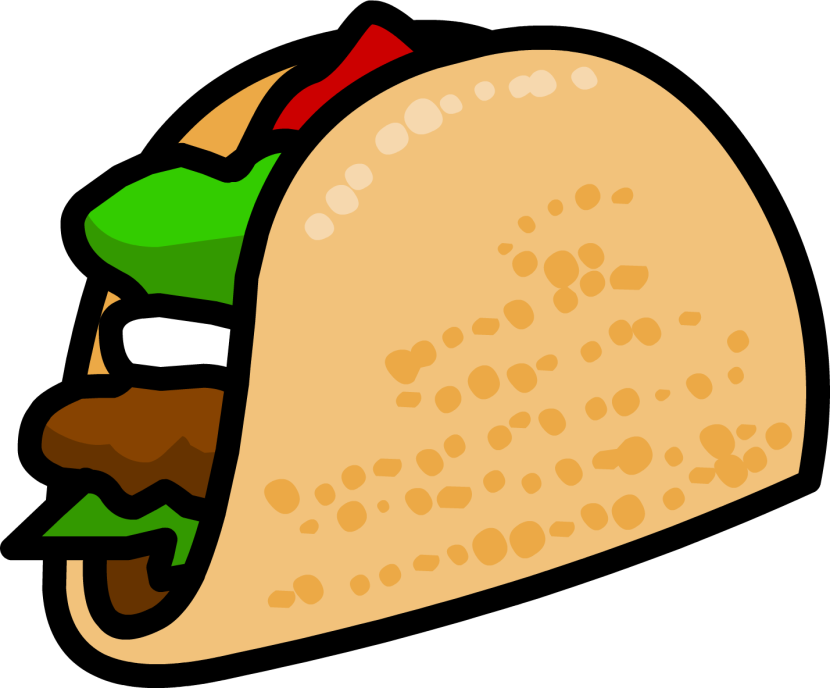 Fish taco clipart