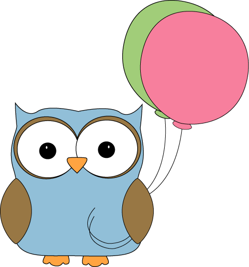 Cute owl clipart side
