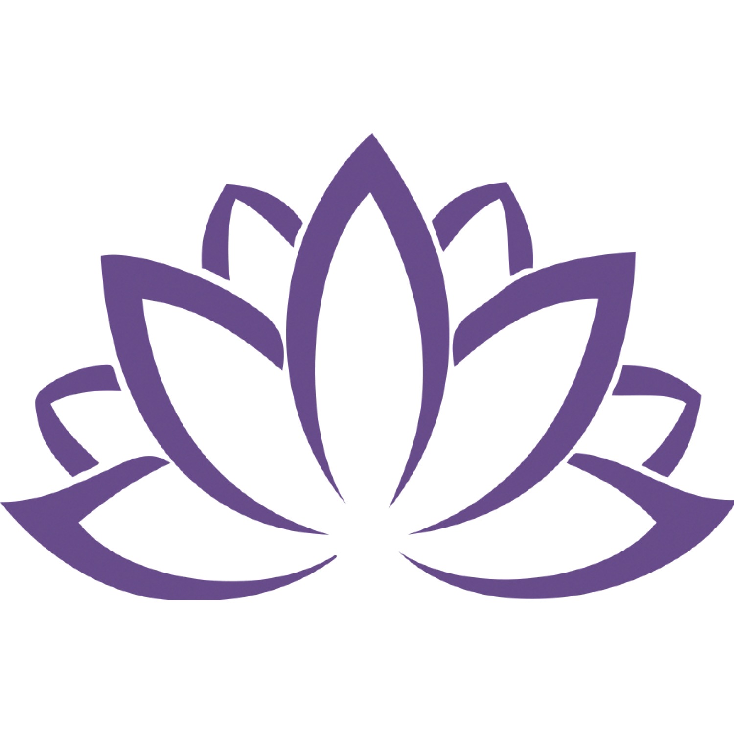 Lotus Flower Graphic Wall Decal | Baby Milano