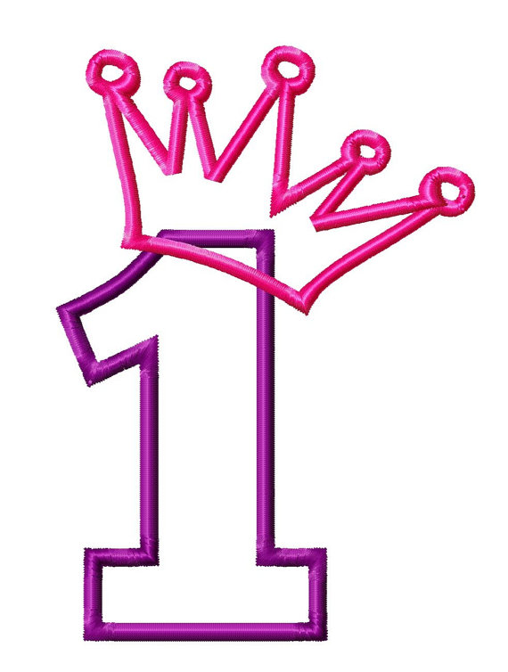 Number one birthday clip art