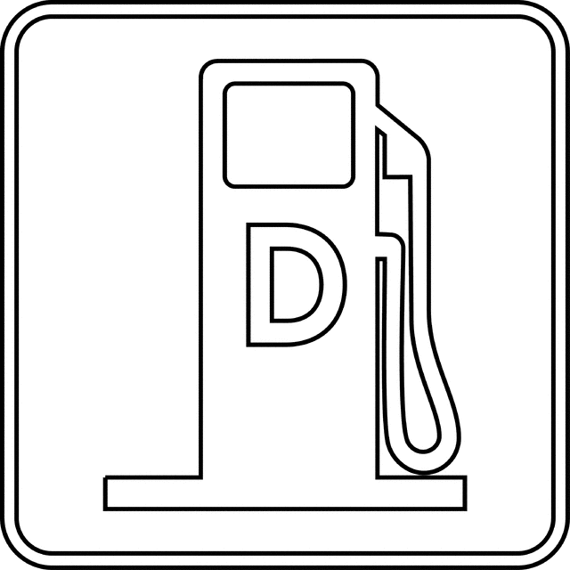 Diesel fuel clipart