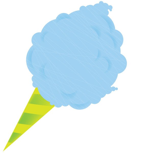 Capella Blue Raspberry Cotton Candy - Nicotine River