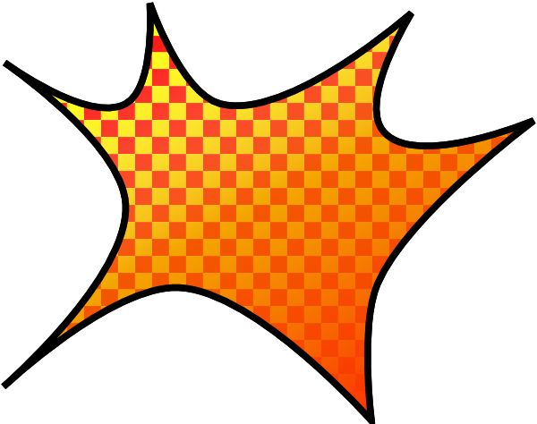 Comic book explosion clipart clipartcow 2 image #31572