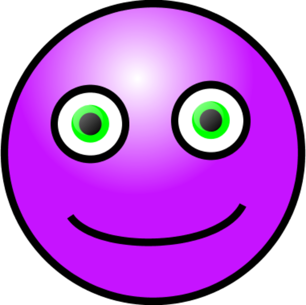 Emoticons Simple face - vector Clip Art