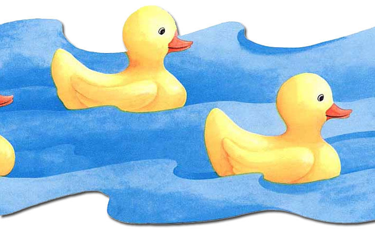 Rubber Ducky Border Clipart
