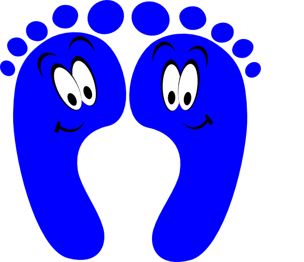 Happy feet clipart