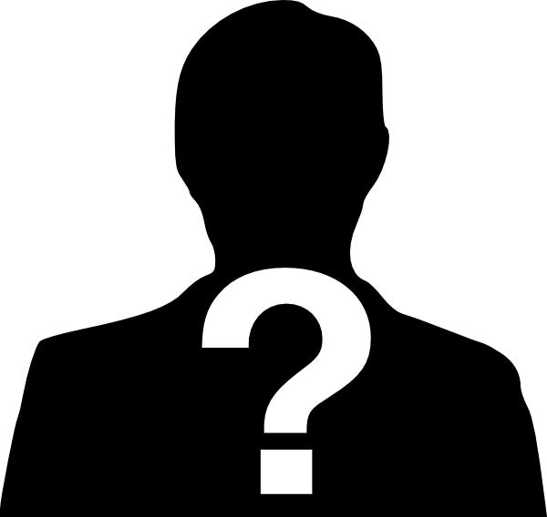 Mystery person clip art