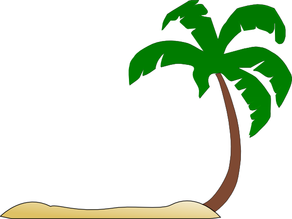 Cartoon palm trees clipart