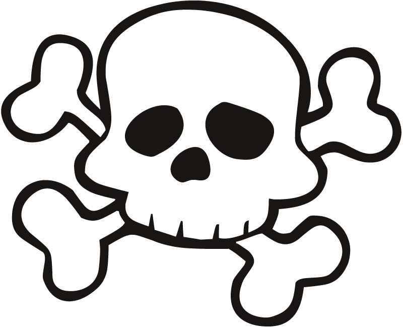 Skull outline clip art - ClipartFox