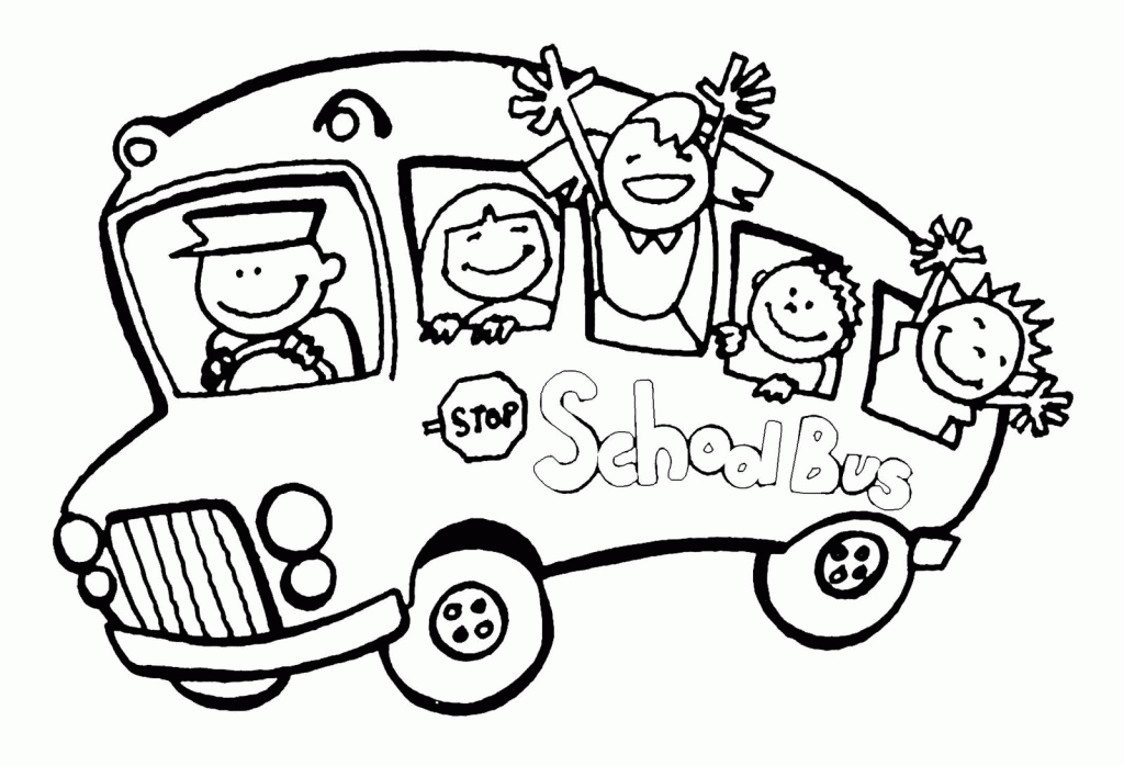 bus coloring pages