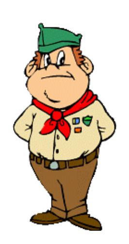 Boy scout leader clipart