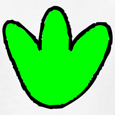 Dinosaur feet clipart
