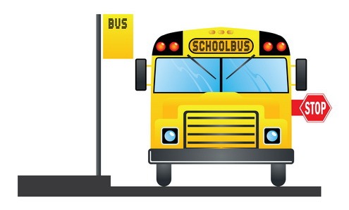 School Bus Stop Clip Art - Free Clipart Images