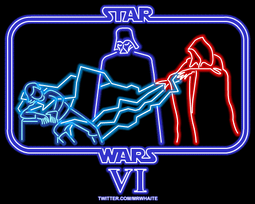 Awesome Movie Posters as Neon Sign Gifs by MrWhaite - Album on Imgur