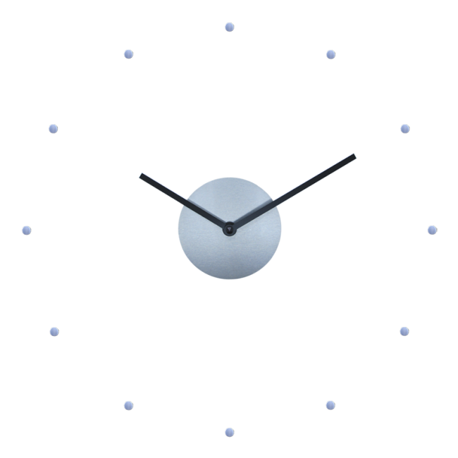 Wall clock without numbers