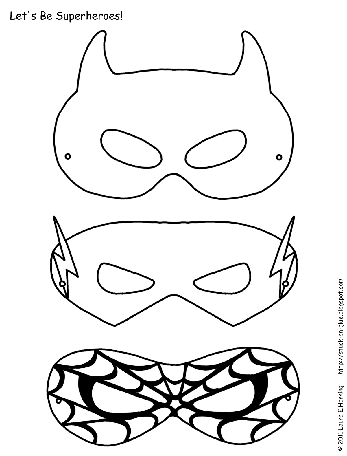 9 Best Images of Printable Superhero Mask Cutouts - Super Hero ...
