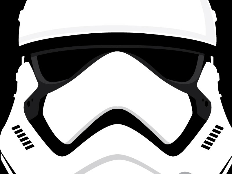 First Order Stormtrooper helmet by Paul Barrera - Dribbble