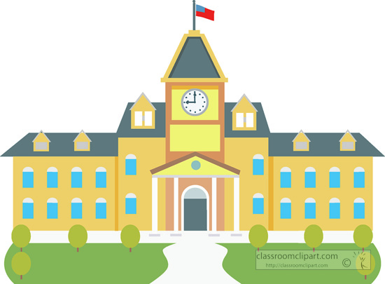 School building clipart free