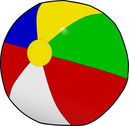 Beach Ball clip art - Download free Holiday vectors