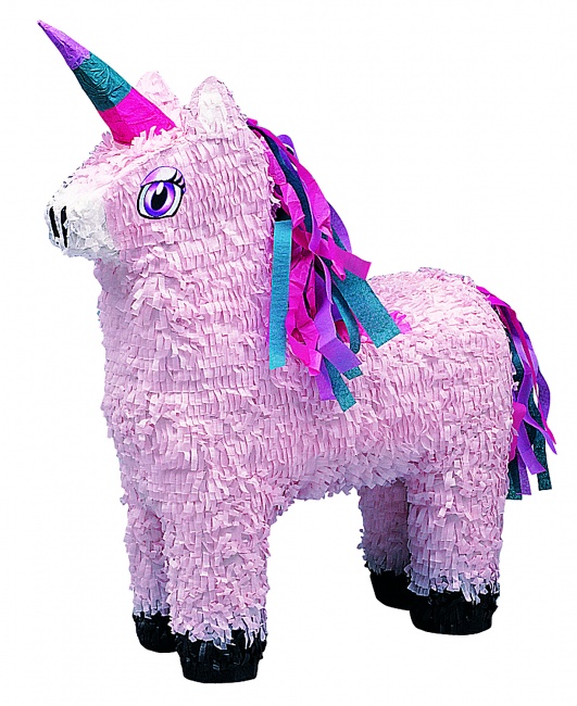 Pink Unicorn Pinata - White Wedding & Party